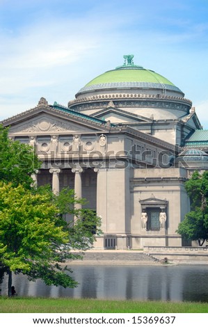 the museum of science and industry in chicago. stock photo : Museum of