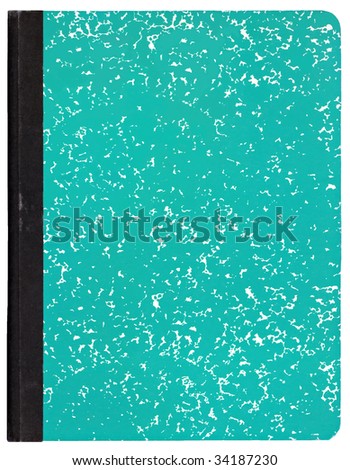 blue composition notebook