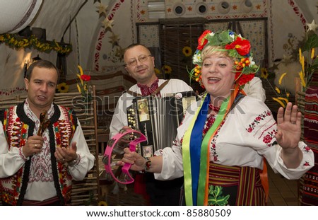KIEV, UKRAINE - SEPTEMBER 1. Famous Ukrainian Folklore Ensemble \
