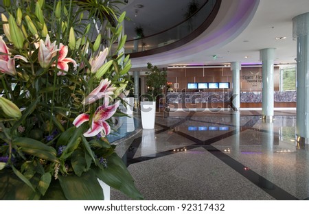 SARVAR – 09. JUNE: The Spirit Hotel Thermal Spa awarded by Agency of Health and Wellness (Vienna) in the Best Destination Spa category as Europe\'s Best Spa Hotel 2010, on June 9. 2010, Sarvar Hungary.