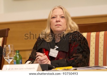 BUDAPEST - JANUARY 26: Prof. Kim Lane Scheppele, Princeton University on the Conference \