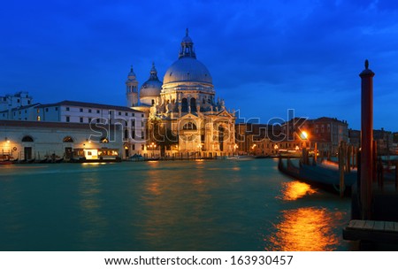 Santa Maria Salute church in Venice, Italy