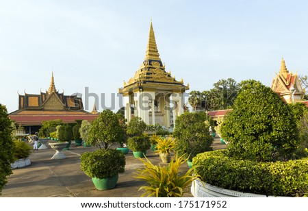 The Royal Palace in Phnom Phen, Cambodia