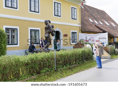 THAL, AUSTRIA - MAY 3: The Arnold Schwarzenegger Museum on May 3, 2014 in Thal, Austria. The Museum opened near Graz in 2011 on the birthplace of the actor.