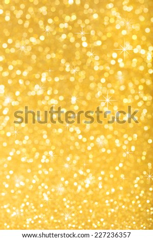 highlighted golden sparkle background for Christmas