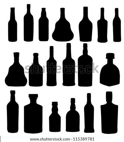 Alcohol Bottle Illustration