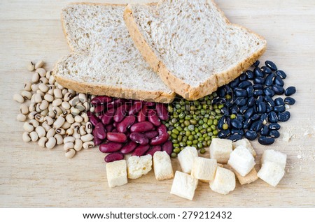 Bean variety with the whole grain bread