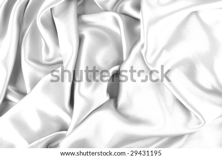 flowing shiny white satin background