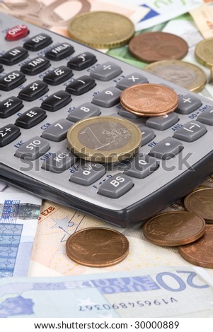 Money and calculator Money and calculator