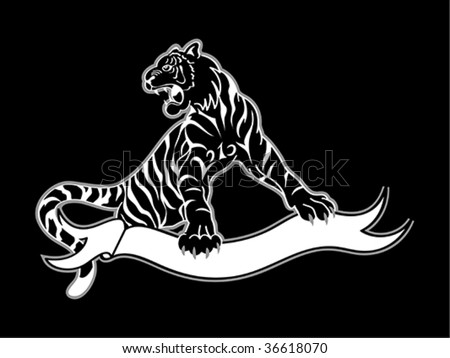 white tiger tattoo pictures. cute tiger tattoo black and