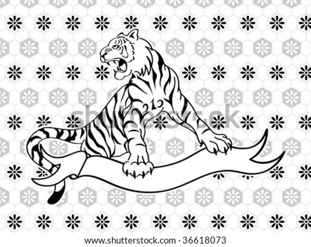 white tiger tattoo. Black And White Tiger Tattoo.