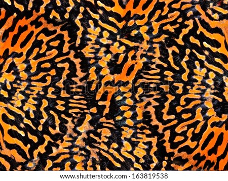 awesome colorful Tiger skin pattern background