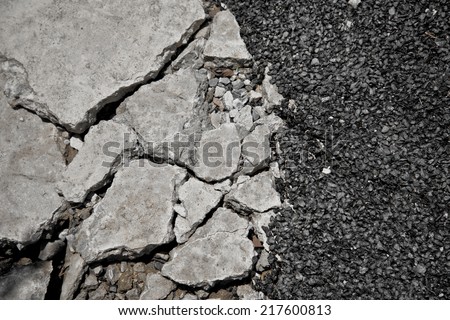 Crack Road Texture