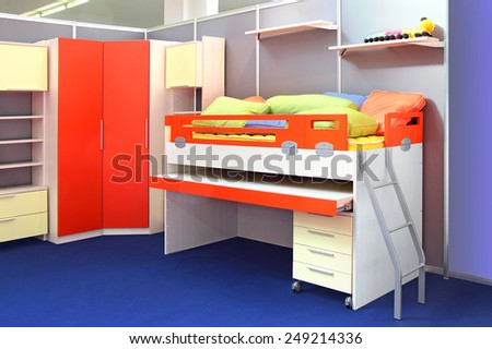 Complete set of furniture for children\'s bedroom