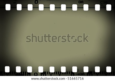 texture of old photo frame isolated