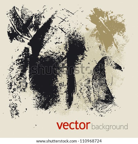 Set of vector grunge elements Set of vector grunge elements
