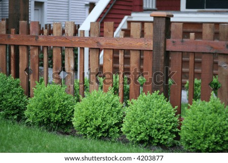 beautiful garden fence