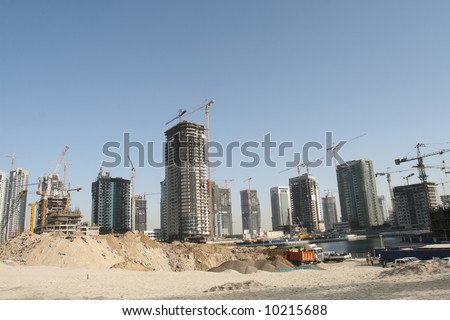 Large Scale Dubai Construction Site