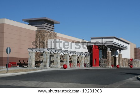 Big Box Retail Store Entrance