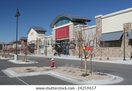 New Strip Shopping Center
