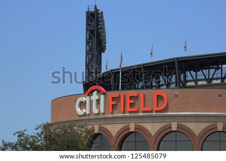 FLUSHING, NY - AUGUST 26: Citi Field, home of major league baseball team the New York Mets on August 26, 2012 in Flushing, NY.