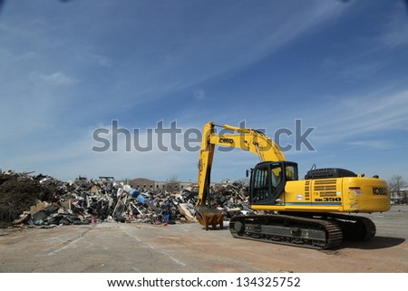 STATEN ISLAND, NY - APRIL 4: Piles of debris were not removed more than 5 months after Hurricane Sandy in Midland Beach, Staten Island on April 4, 2013
