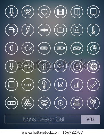 Vector thin icons design set Moder simple line icons Ultra thin icons on abstract blue background Volume 03 Vector thin icons design set Moder simple line icons Ultra thin icons on abstract blue background Volume 03