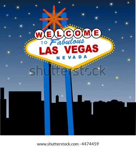 las vegas sign clip art picture. to Las Vegas sign vector