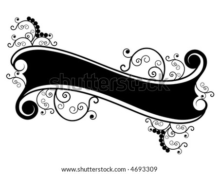Logo Design Banners on Decorative Scroll Banner Vector   4693309   Shutterstock