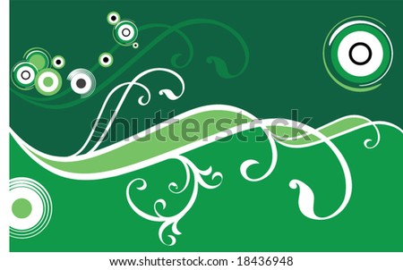 Funky Green Background