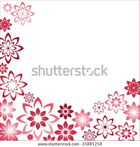 Flower Picture Frames on Flower Frame Stock Vector 35881258   Shutterstock
