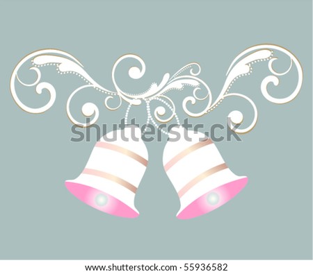 stock vector wedding bells Save to a lightbox Please Login