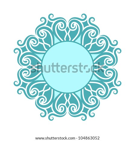 Sun Snowflake Logo