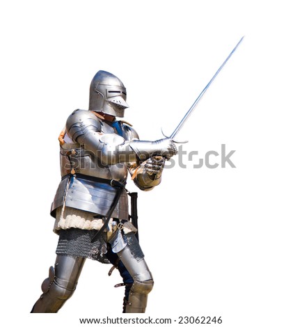 stock photo : Armored knight