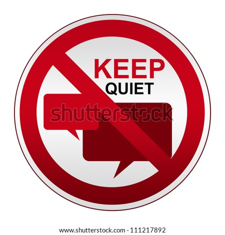 Keep Quiet Clipart