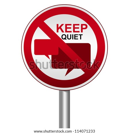 Keep Quiet Clipart