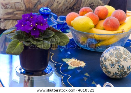 Interior-Fruits with Violet