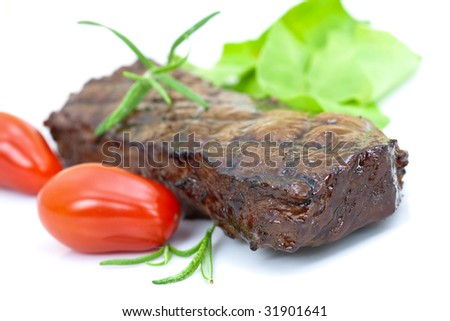 grilled strip steak