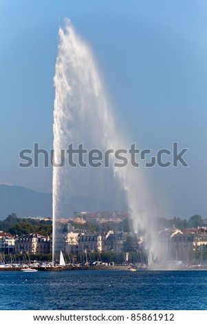 Geneva Switzerland Fountain