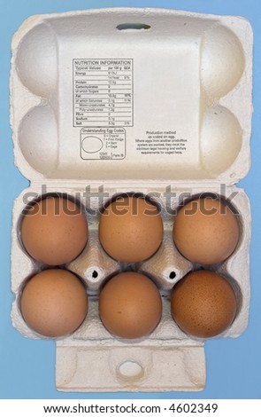 Eggs with Nutrition Information