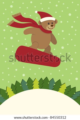 Bear Snowboarding