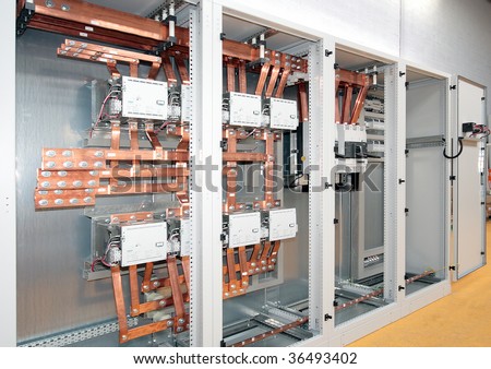 Switchboard for electric industrial control and distribution