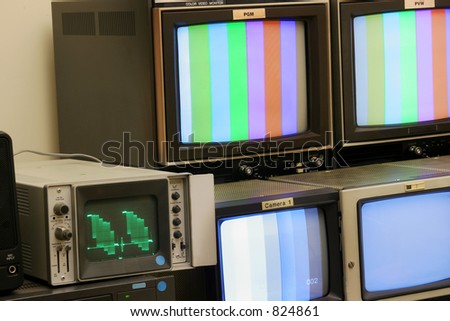 Studio TV Monitors in gallery