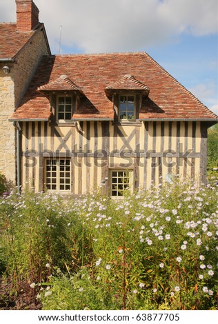 Historic French Wooden Frame house in Normandy