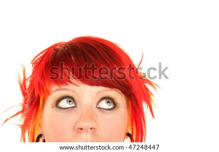 Dyed Red Hair Celebrities. brightly dyed red hair