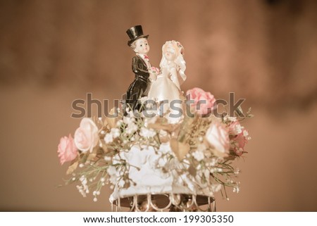 Top of Cake for wedding ceremony