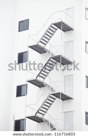 fire escape of a building