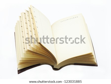 organizer note book
