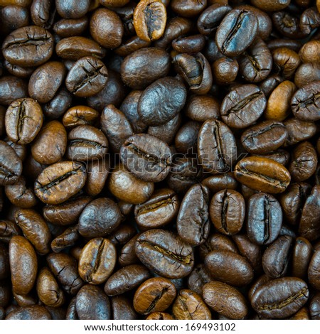 coffee beans can be used as a background