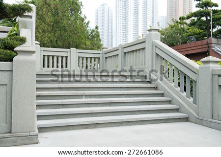 Granite stairs steps background